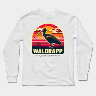 Protect the Waldrapp: Endangered Beauty Long Sleeve T-Shirt